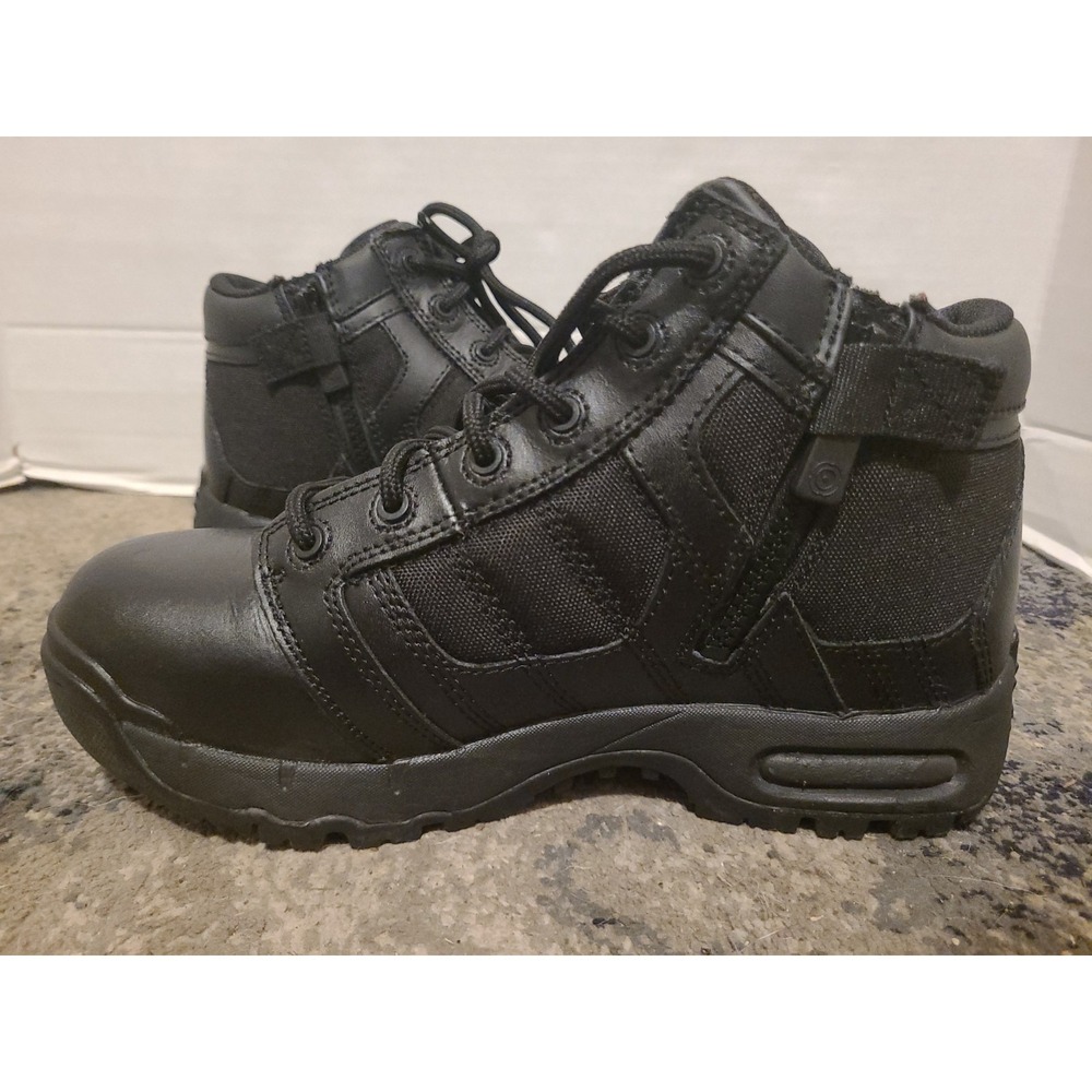 Original SWAT Metro Air 5" Side Zip Tactical Boots Mens Leather Military - 8 - Picture 5 of 16